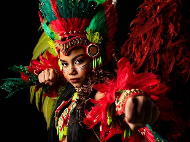 ESTUDIO de Ensaio em Estúdio – Stéfhany Andrade | Cunhã do Boi Flor do Campo em Guajará-Mirim (RO)