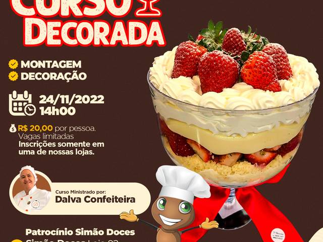 Cursos de Curso Taça Decorada 24/11/22