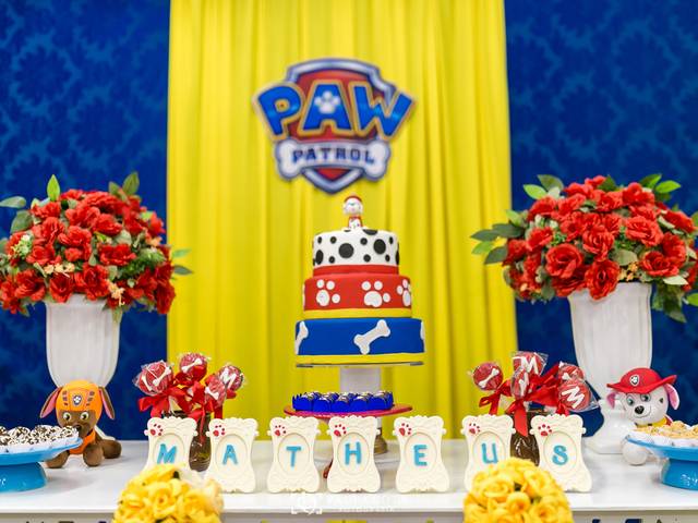Aniversário de Matheus - 4 anos (Patrulha Canina)
