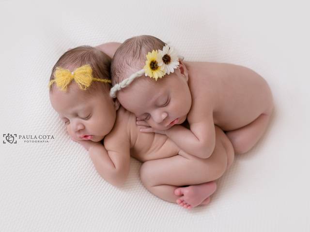 Newborn de Luiza e Alice - 43 dias