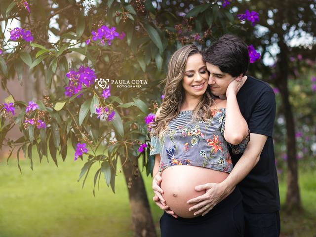 Gestante de A espera dos gemeos Pedro e Rafael