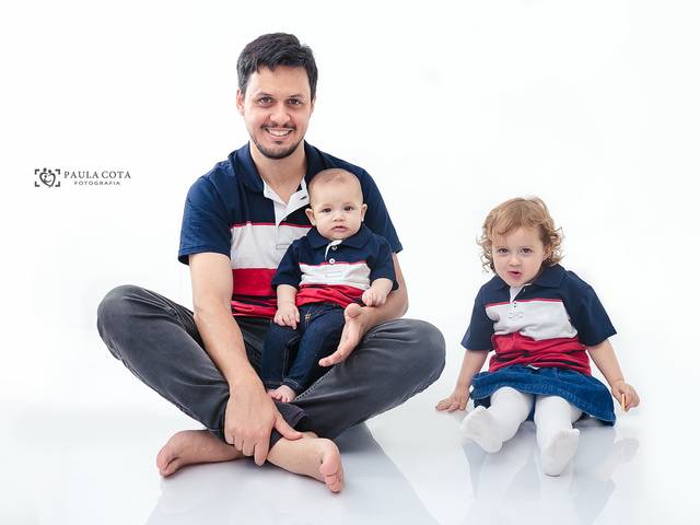 Minisessão de Dia Dos Pais 2018 - Fernando, Sophia e Benjamin