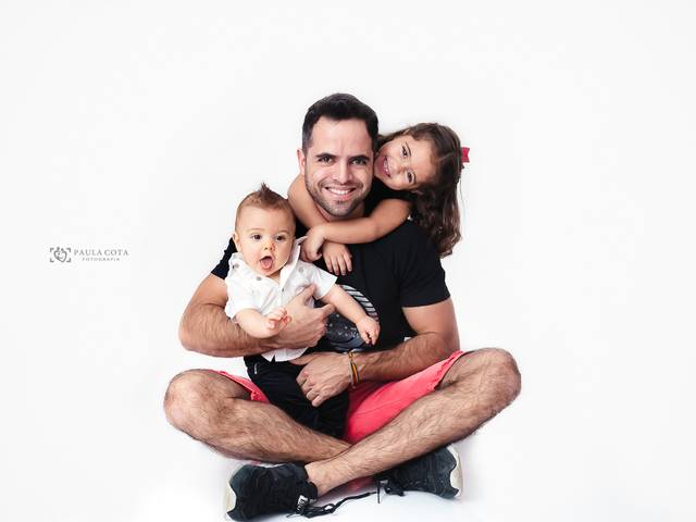 Minisessão de Dia dos pais 2018 - Luis, Vitor e Luiza