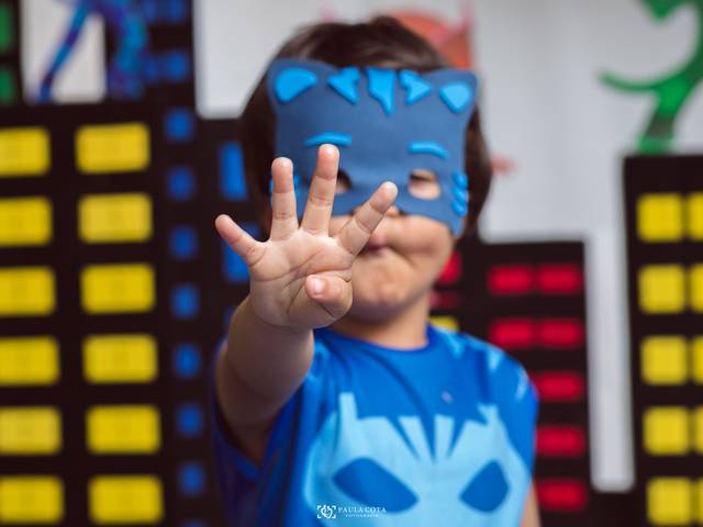 Aniversário de Daniel - 4 anos (PJ MASKS)
