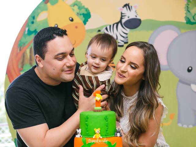 Aniversário de Davi 1 aninho (Pocket Party - Safari)