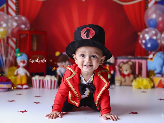 Smash de Benício - Cake Smash (Circo)