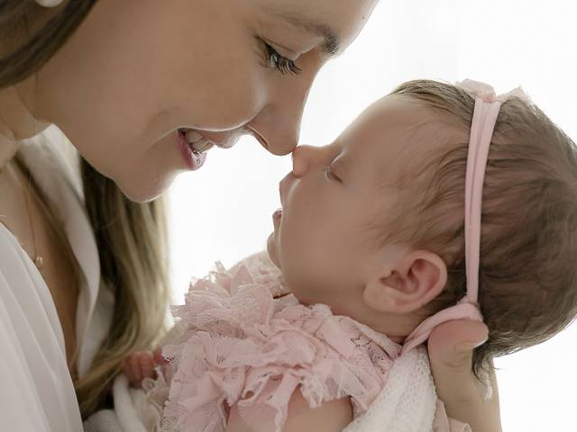 Newborn de Ensaio Newborn de uma princesa Giovanna