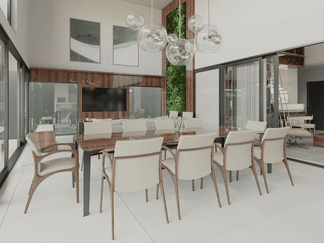 Design de Interiores de SALA DE JANTAR