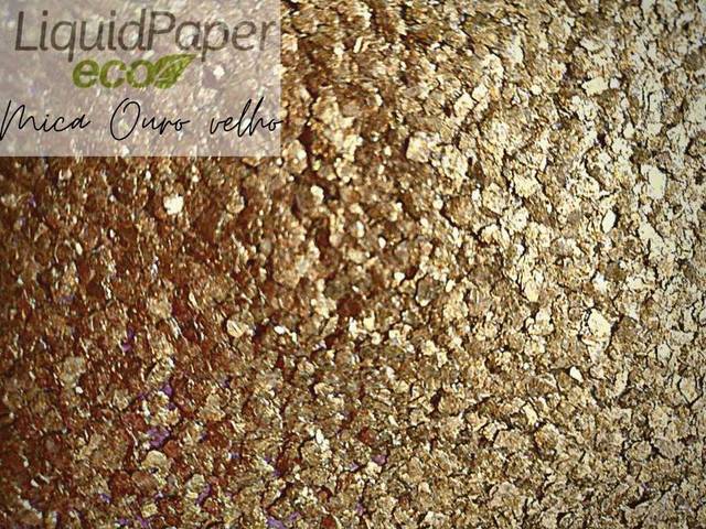 Papel de parede liquido  de Liquid Paper Eco- MICA/STONE METALIZADO 