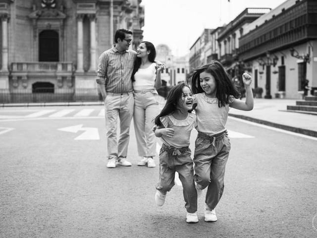 Familia de Sesión de familia en Centro de Lima 