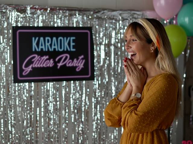 Aniversários de Karaoke Glitter Party