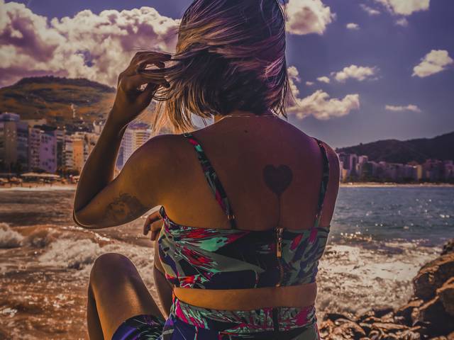 Ensaio de Em Copacabana com Janaína