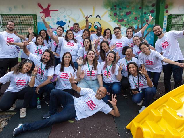 Corporativo de Instituto CCR . Ação voluntária em parceria com o Instituto AUÁ