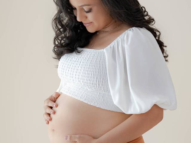 Gestante de Vanessa à espera de Laura