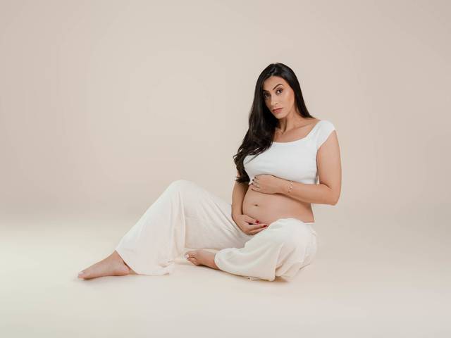 Gestante de Fabiana à espera de Bella