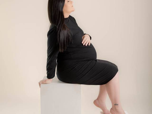 Gestante de Ana à espera da Lívia