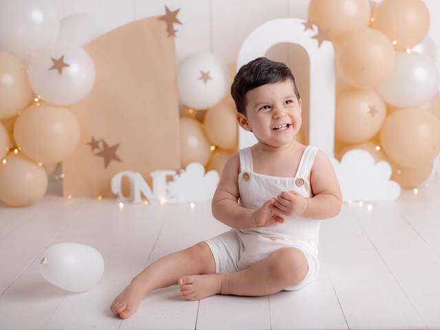 Smash the cake de Lucas | 12 meses