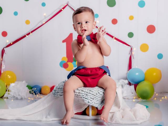 Smash the cake de João Otávio | 1 ano