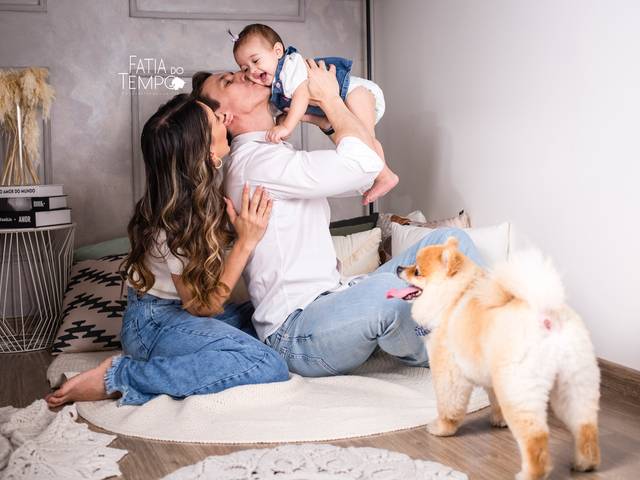 Ensaio de Família de Ensaio de familia Ju, Douglas e Bella