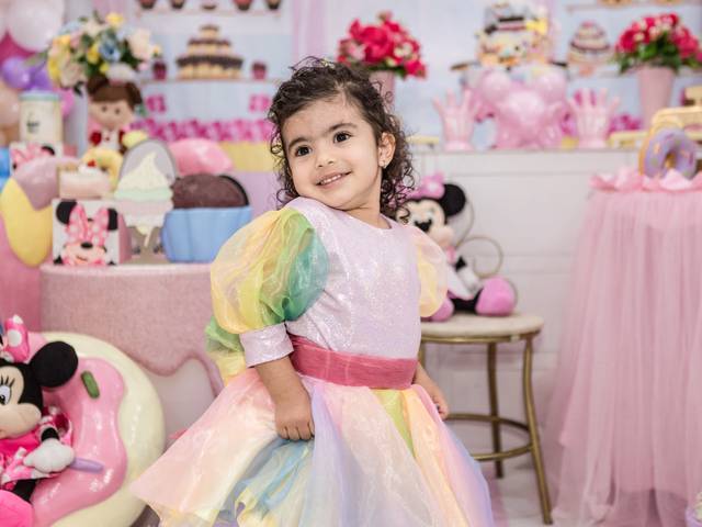 Aniversário de criança de 3 anos Cecília