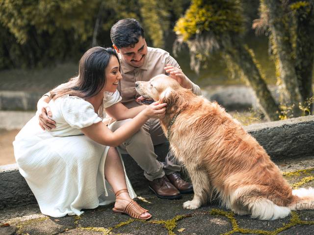 Ensaio de Casais de Pré Casamento - Aline e Bruno