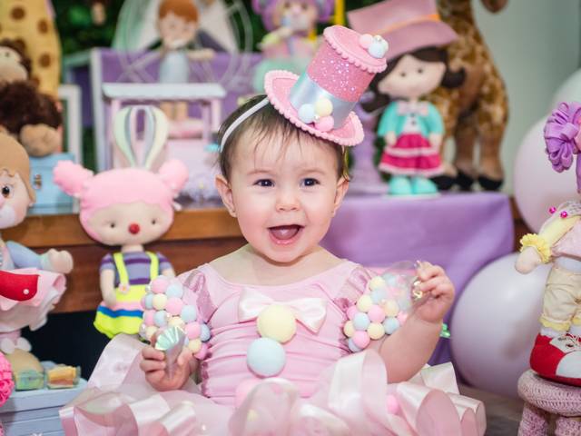 Aniversário de criança de 1 ano Sarah