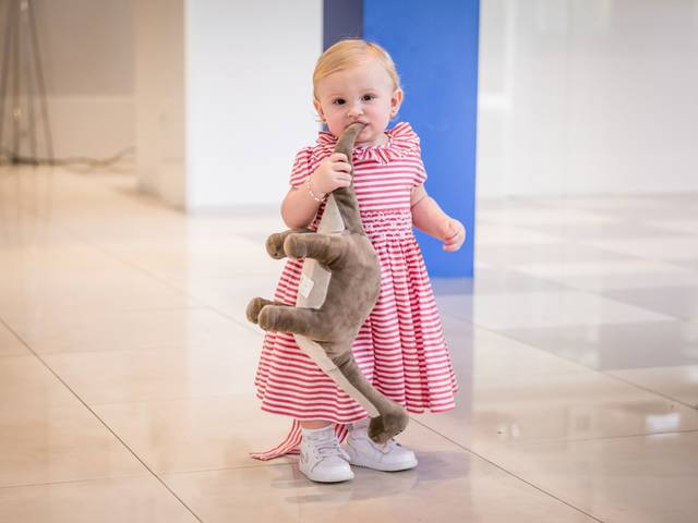 Aniversário de criança de 1 ano Leona