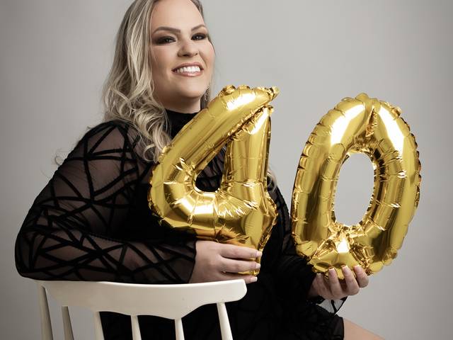 Aniversário de adulto de Mais um ano de mim 40 anos Juliana
