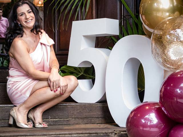 Aniversário de adulto de 50 anos Geni