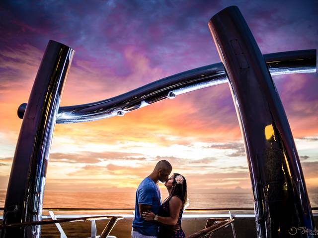 Ensaio de Casais de Ensaio no navio MSC Splendida - Bruna e Marcelo