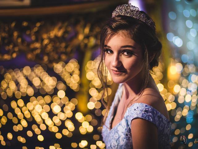 Aniversário de adolescente de XV Pietra