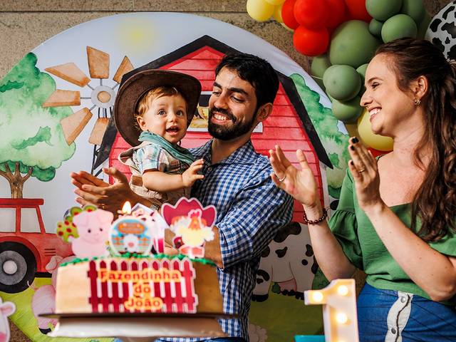 Família - Um Dia na Vida de Aniversário de 1 ano do João