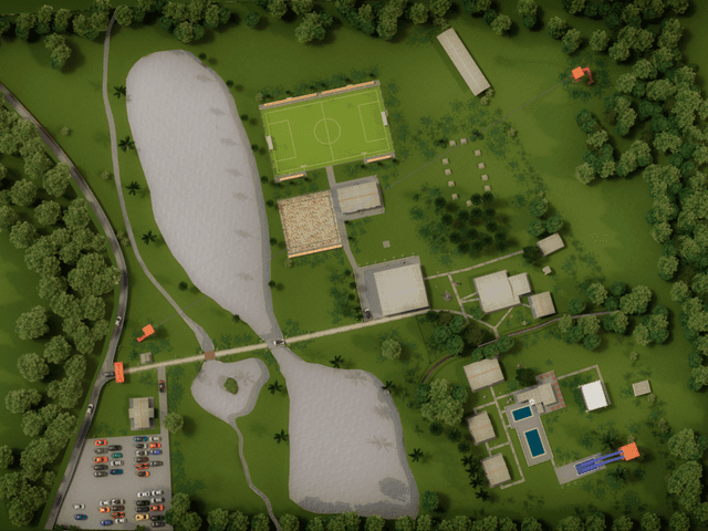 Renderização de Imagem CGI de Rancho