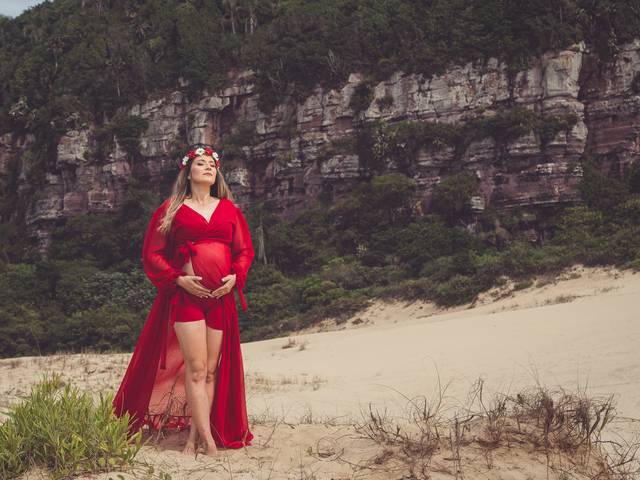 Gestante de Ensaio Gestante Natani