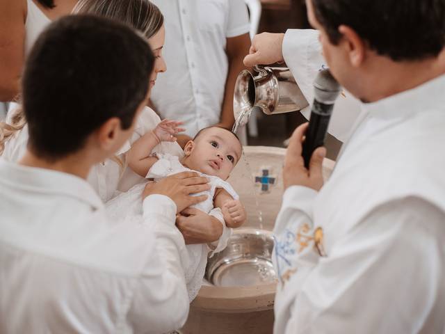 FAMÍLIA de Batizado Helena