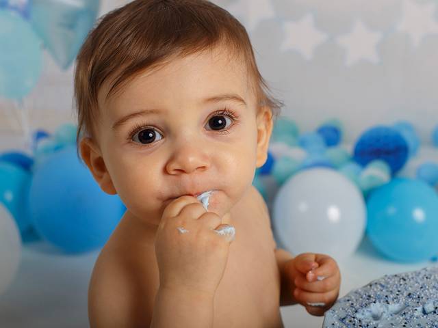 Sessões de Smash the Cake Lourenço