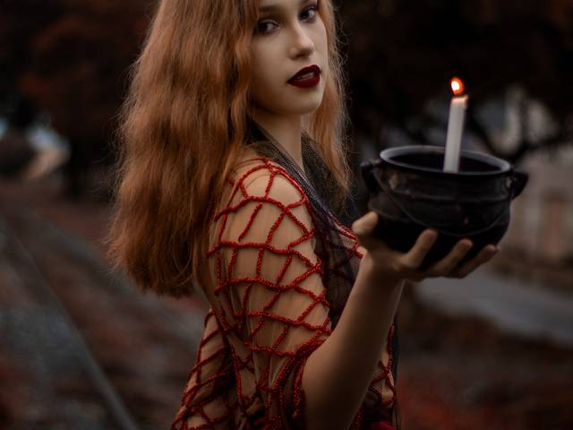 Ensaio Artístico de Morgana- Halloween