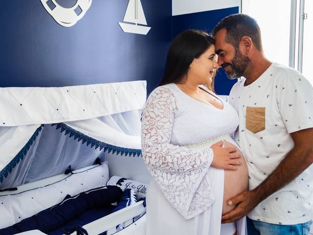 Ensaio Gestante de À Espera de João Vitor