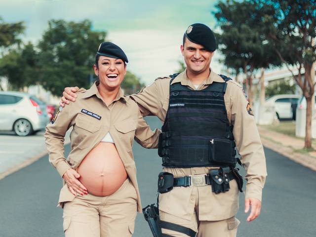 Ensaio Gestante de À Espera de Maria Luísa 