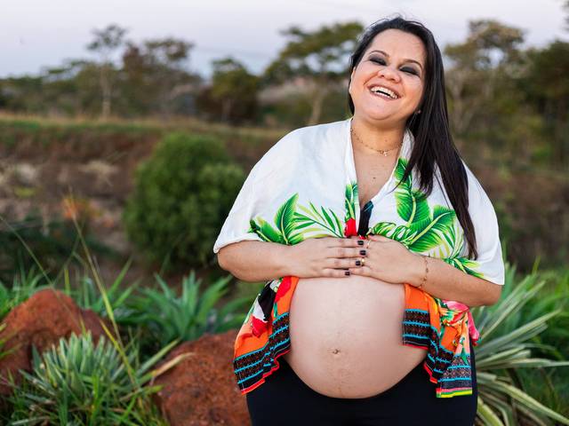 Ensaio Gestante de À Espera de Vinicius - Christiane e Leandro