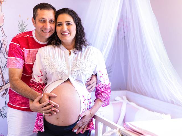 Ensaio Gestante de Á Espera de Maria Luiza - Eciene