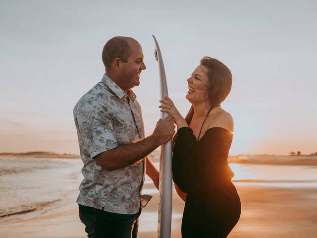 Gestantes de Amor e mar