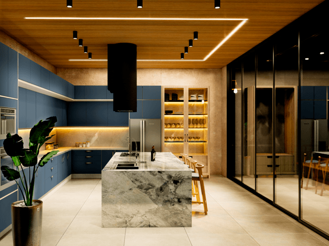 arquitetura e interiores de Cozinha Moderna