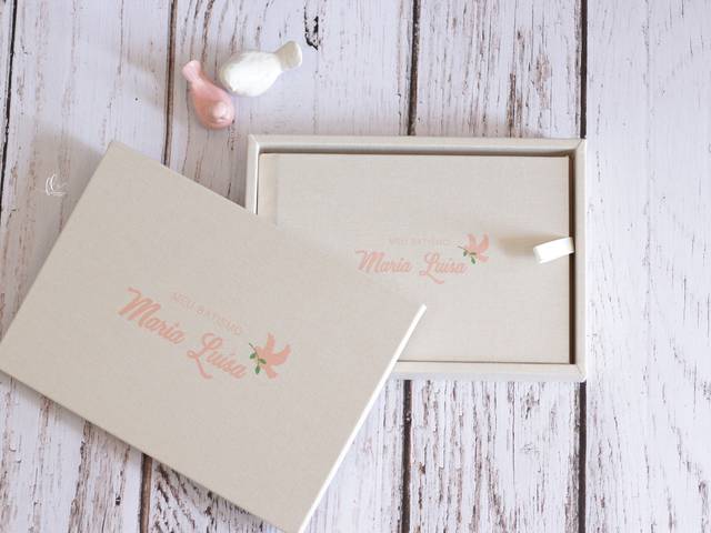 Álbum Encadernado de Batismo Maria Luísa