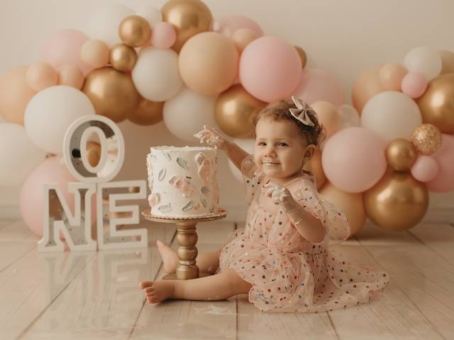 Cake Smash de Cake Smash da Luna