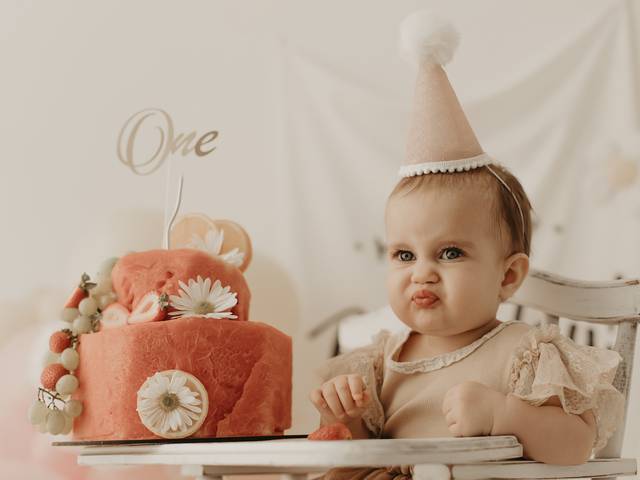 Cake Smash de Cake Smash da Isabeli