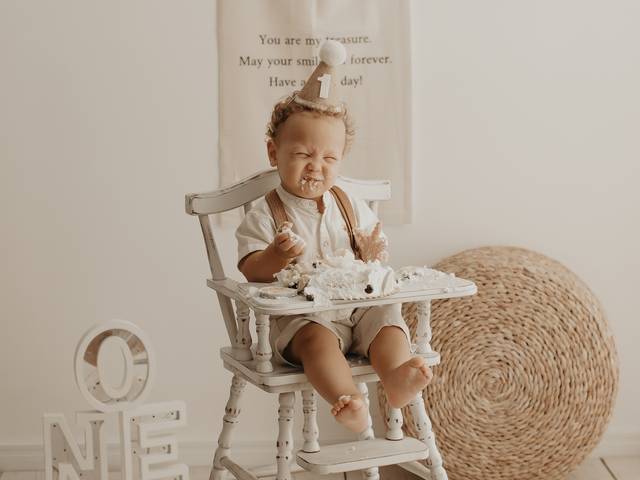 Cake Smash de Cake Smash do Théo