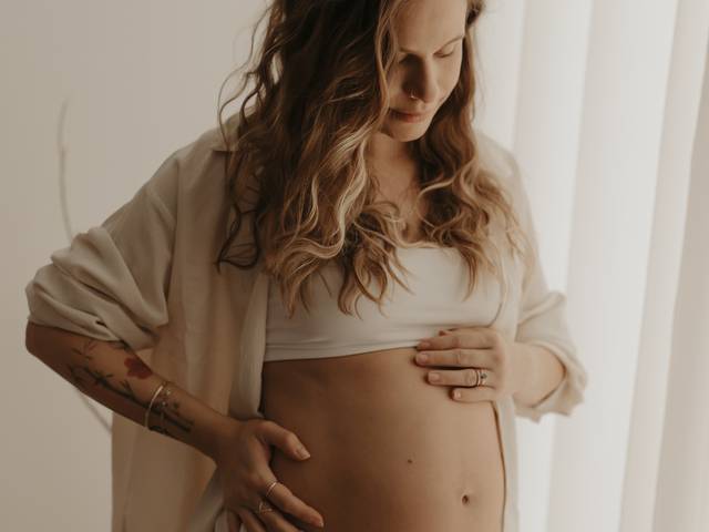 Gestante de A espera da Hebe