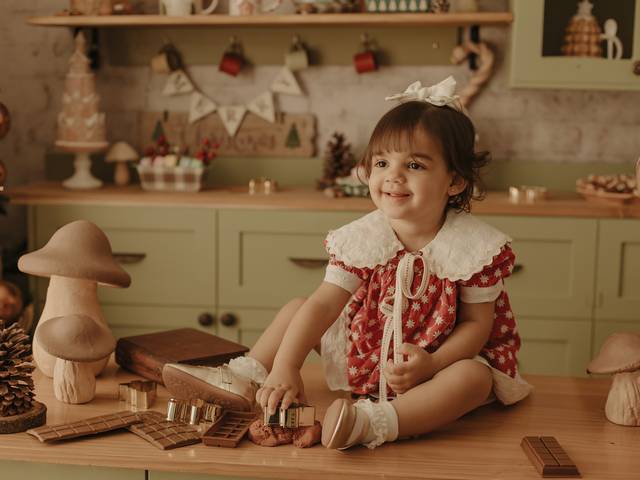 Mini sessão de Especial de Natal da Cecilia