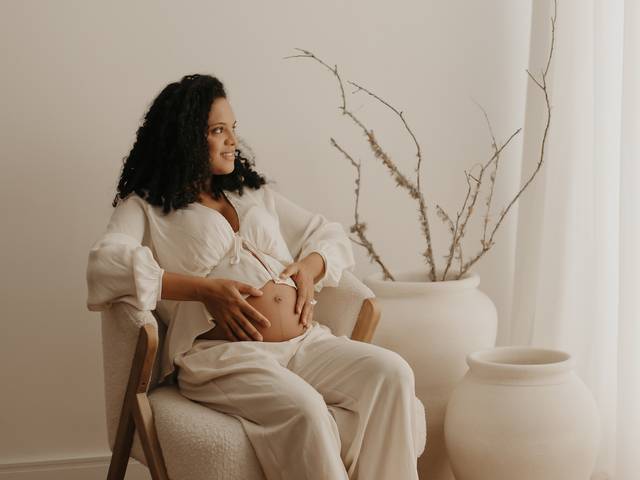 Gestante de Á espera da Maitê